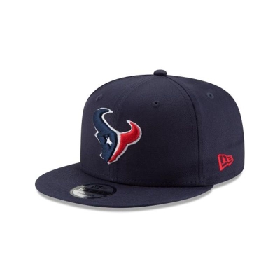 Blue Houston Texans Hat - New Era NFL Basic 9FIFTY Snapback Caps USA2635891